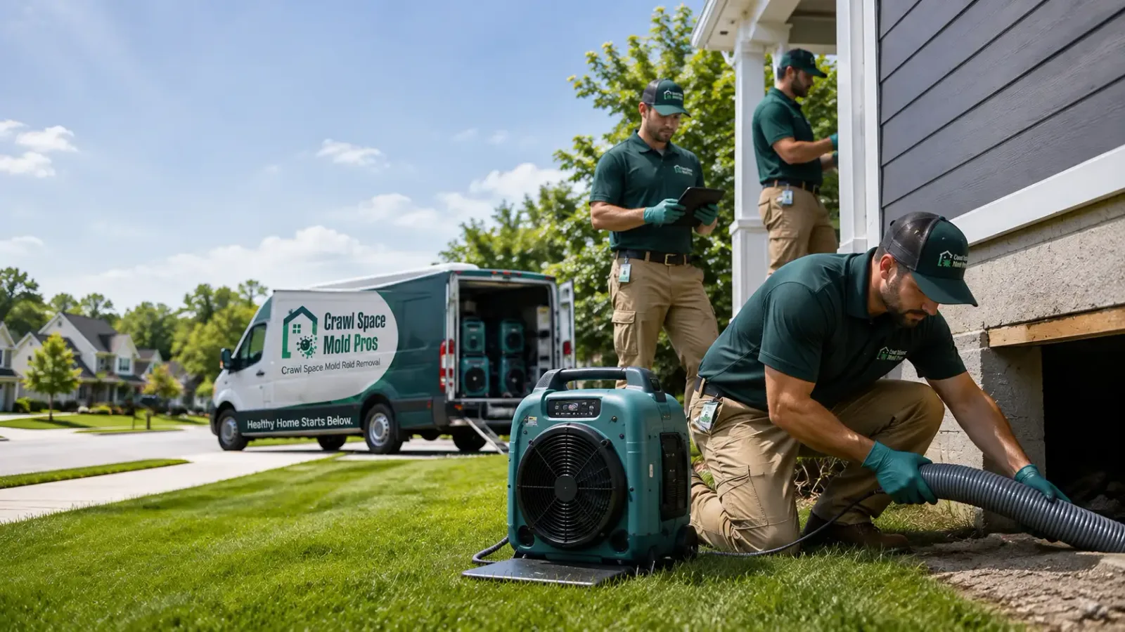Crawl Space Mold Removal in Emmons, MN